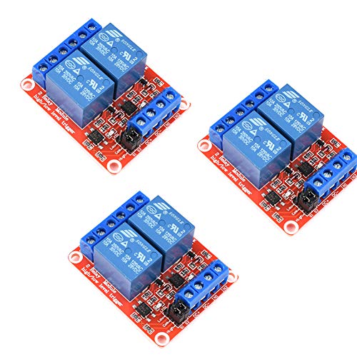 Treedix 5-12v Relay Module with Optocoupler Isolation Relay Control Board Compatible with Arduino UNO R3 Raspberry Pi DSP AVR PIC ARM