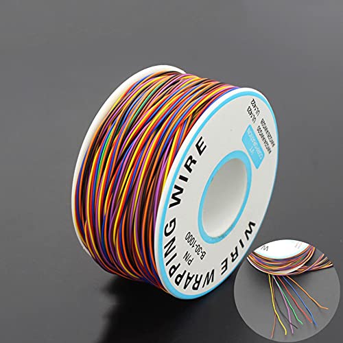 Treedix Solder Copper Hookup Wire Wrapping Jumper Wire Core Tinned