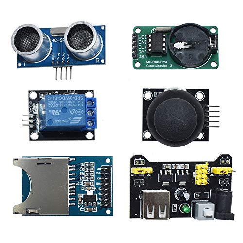 Treedix 45pcs Sensor Modules Kit Compatible with Arduino Project, Electronic Project, UNO, Mega2560