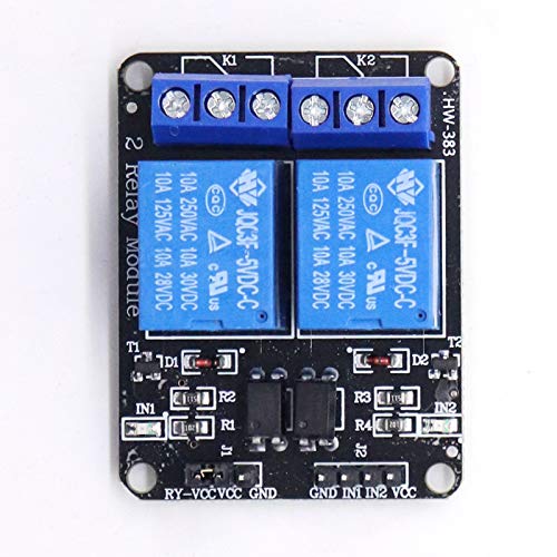 Treedix 5V 2, 4, 8Channel Relay Module with Optocoupler Isolation Relay Control Board Compatible with Arduino UNO R3 Raspberry Pi DSP AVR PIC ARM