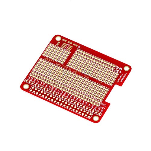 Treedix 2pcs Prototype HAT Shield Board Extension Board GPIO DIY Welding Kit Compatible with Raspberry Pi 2/3A+/3B+