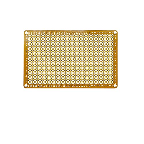 Treedix Perf Breadboard Prototype PCB Board Flexible Proto Breadboard Universial Double-Sided Perforated Circuit Board for DIY Soldering and Electronics Experiment