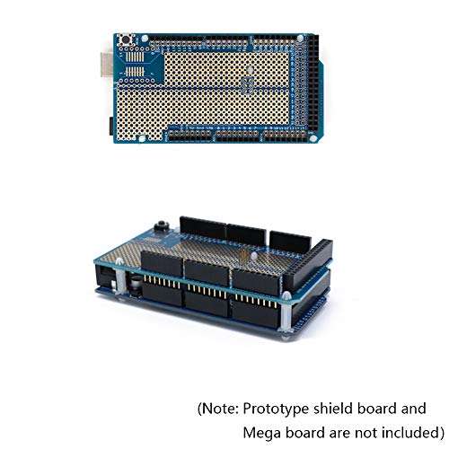 Treedix 2 Sets of Stacking Headers Pins Kit Stackable Female Headers Compatible with Arduino Mega 2560(28pcs in Total)