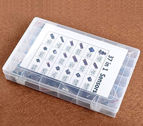 Treedix 37pcs Sensor Modules Kit Compatible with Arduino Project, Electronic Project, UNO, Mega2560
