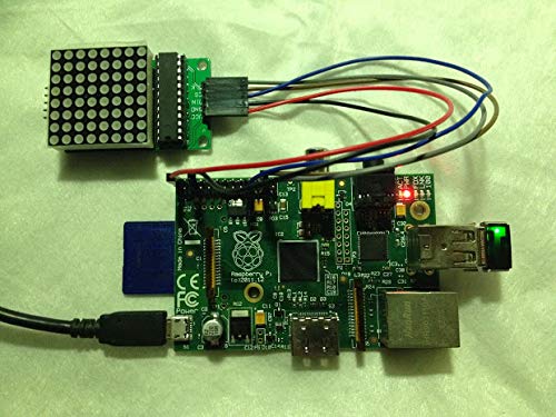 Treedix MAX7219 Dot Matrix Module 4 in 1 Display Compatible with Arduino Microcontroller with 5Pin Line