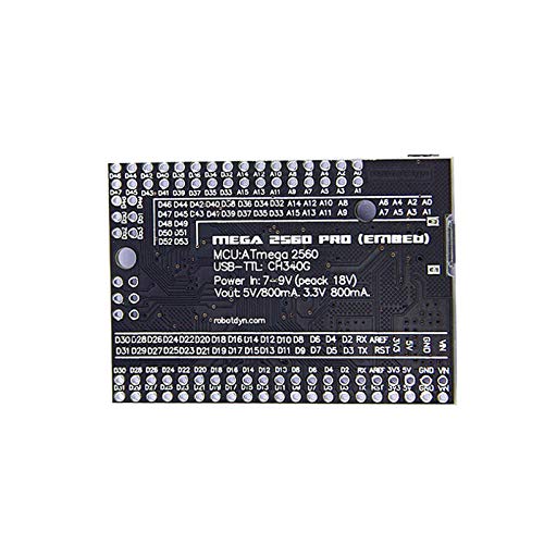 Treedix MEGA 2560 PRO Board Embed CH340G/ATmega2560-16AU Chip Compatible with Arduino Mega2560 Project
