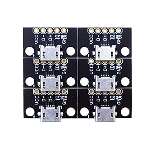Treedix USB Type-C Type-A  Micro USB Mini USB Breakout Board Serial Basic Breakout Female Connector Type PCB Converter Board