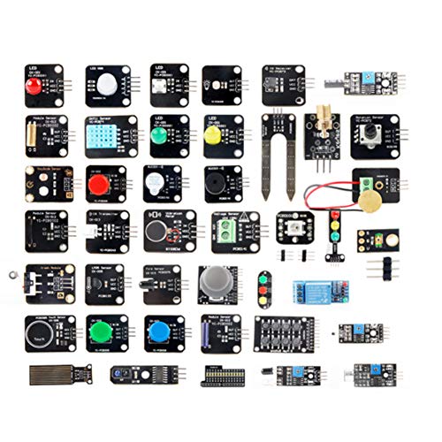 Treedix 42pcs Sensor Modules Kit for Electronic Project