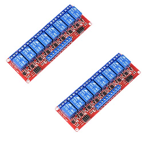 Treedix 5-12v Relay Module with Optocoupler Isolation Relay Control Board Compatible with Arduino UNO R3 Raspberry Pi DSP AVR PIC ARM