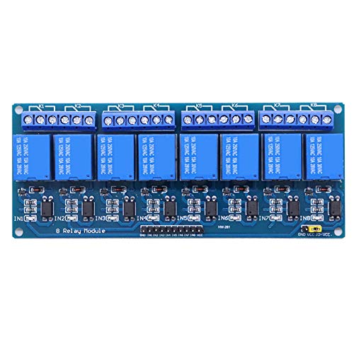 Treedix 5V 2、4、8チャンネルリレーモジュール、オプトカプラ絶縁リレー制御ボード付き、Arduino UNO R3 Raspberry Pi DSP AVR PIC ARMと互換性あり