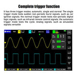 Treedix Rechargeable Handheld 7" Touch Screen DSO Digital Tablet Oscilloscope with 2 Channel 100Mhz Bandwidth and 1GSa/s Sampling Rate