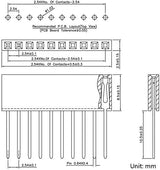 Treedix 3 Sets of Stacking Headers Pins Kit Stackable Female Headers Compatible with Arduino UNO R3(15pcs in Total)