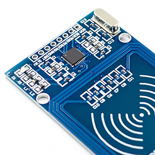 Treedix RFID RC522 Kit RFID RC522 RF IC Card Sensor Module + S50 Blank Card + Key Ring Compatible with Arduino£¬Raspberry Pi (5pcs)