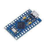 Treedix ATmega32U4 5V/16MHz マイクロコントローラ ボード モジュール、ピン ヘッダー付き、Arduino Pro Micro Mini ボード プロジェクトと互換性あり