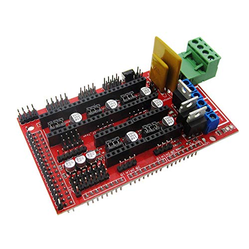 Treedix RAMPS 1.4 Control Panel 3D Printer Control Board Reprap Control Board RAMPS 1.4 Mega Shield Compatible with Arduino Mega 2560