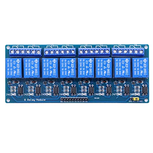 Treedix 5V 2、4、8チャンネルリレーモジュール、オプトカプラ絶縁リレー制御ボード付き、Arduino UNO R3 Raspberry Pi DSP AVR PIC ARMと互換性あり