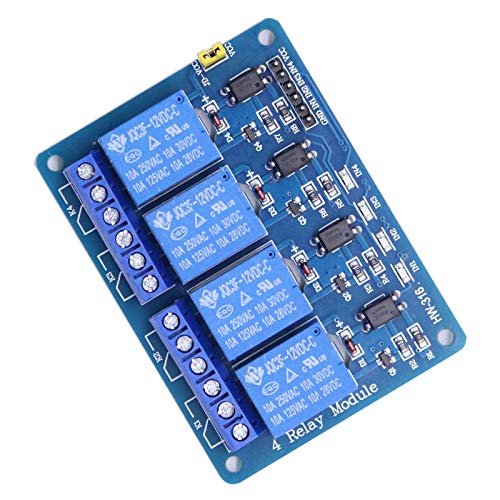 Treedix 5V 2、4、8チャンネルリレーモジュール、オプトカプラ絶縁リレー制御ボード付き、Arduino UNO R3 Raspberry Pi DSP AVR PIC ARMと互換性あり