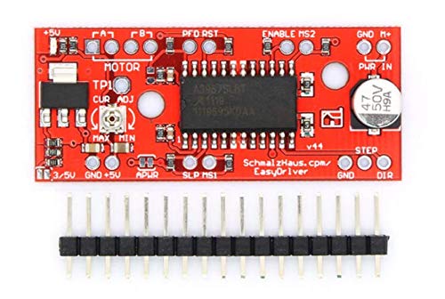Treedix EasyDriver Shield Stepper Motor Driver with Single Row Pin Headers Compatible with Arduino