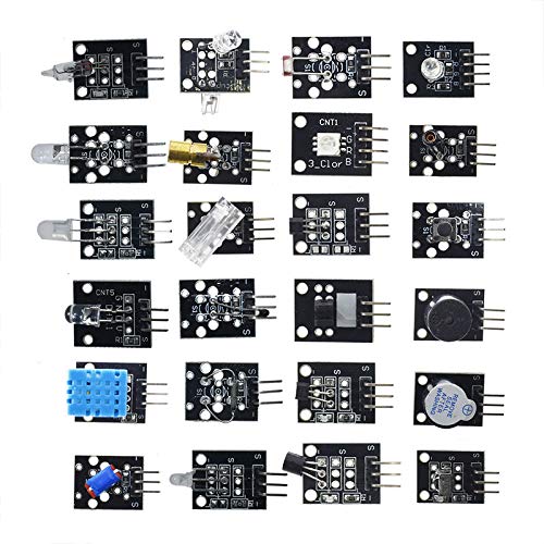 Treedix 45pcs Sensor Modules Kit Compatible with Arduino Project, Electronic Project, UNO, Mega2560