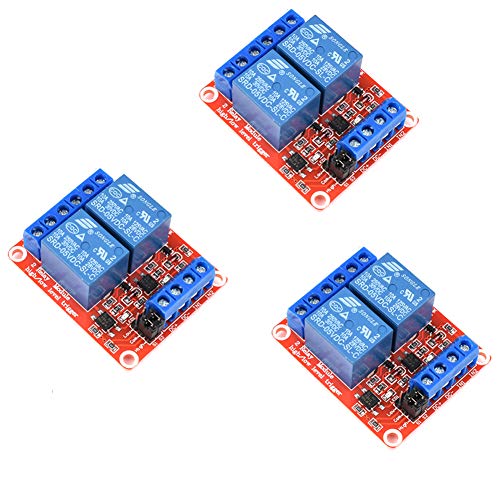 Treedix 5-12v Relay Module with Optocoupler Isolation Relay Control Board Compatible with Arduino UNO R3 Raspberry Pi DSP AVR PIC ARM