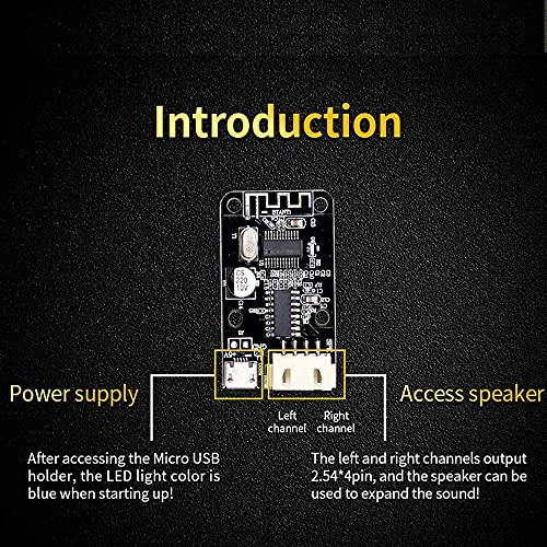 Treedix PAM8610 215W Digital Dual Channel Stereo Audio Amplifier Board AMP Class DC 5V Output Speaker or Audio