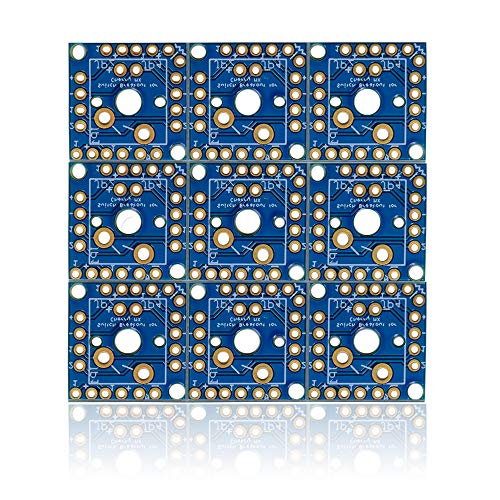 Treedix 9pcs Key Switch Breakout Prototype PCB Board Compatible with Cherry MX