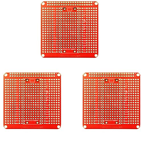Treedix Compatible with Raspberry PI PICO Expansion Board PCB Shield Board Gold Plated Finish with Pin Header